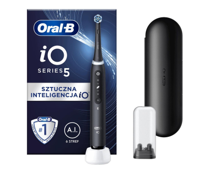 Szczoteczka elektryczna Oral-B Szczoteczka magnetyczna iO5 (czarna)